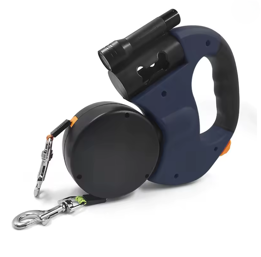 Retractable Double Dog Leash